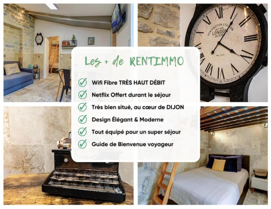 Ferienwohnung Le Coin Vintage - Familial - Hypercentre - Charme - Rent Immo Dijon Exterior foto